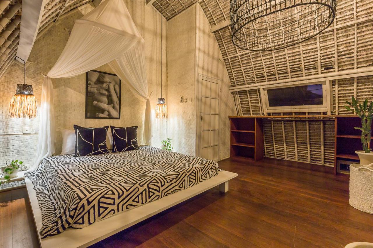 Вилла Eco Bamboo Bungalow 3 Чангу Экстерьер фото